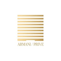 armani privé logo on a white background